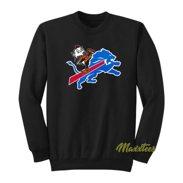 Buffalo Bills Brown Lions Sweatshirt