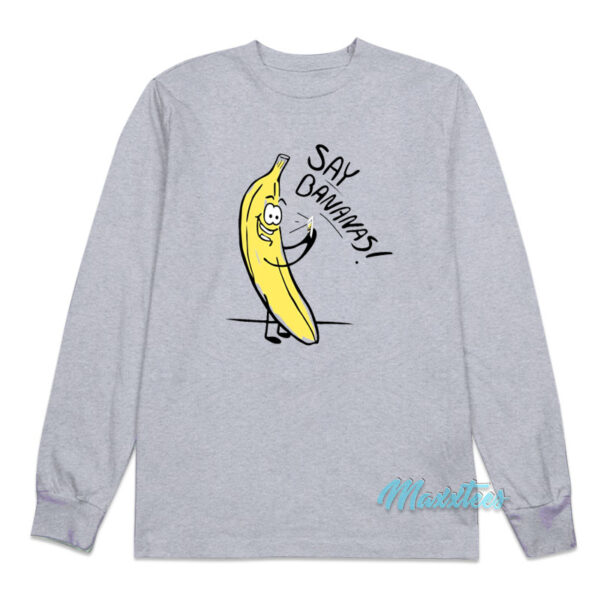 Cobra Kai Demetri's Say Bananas Long Sleeve Shirt