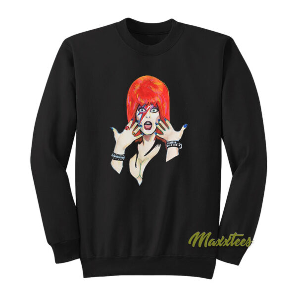 Elvira Mistress David Bowie Sweatshirt