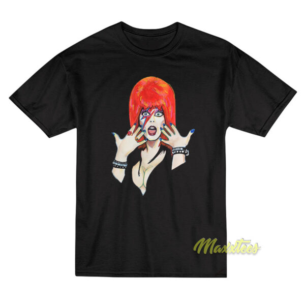 Elvira Mistress David Bowie T-Shirt