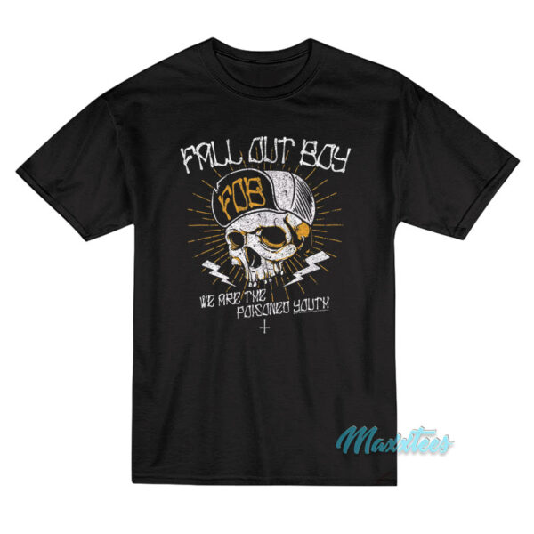 Fall Out Boy Poisoned Youth Skull T-Shirt