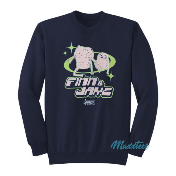Finn And Jake Adventure Time Tonal Sweatshirt