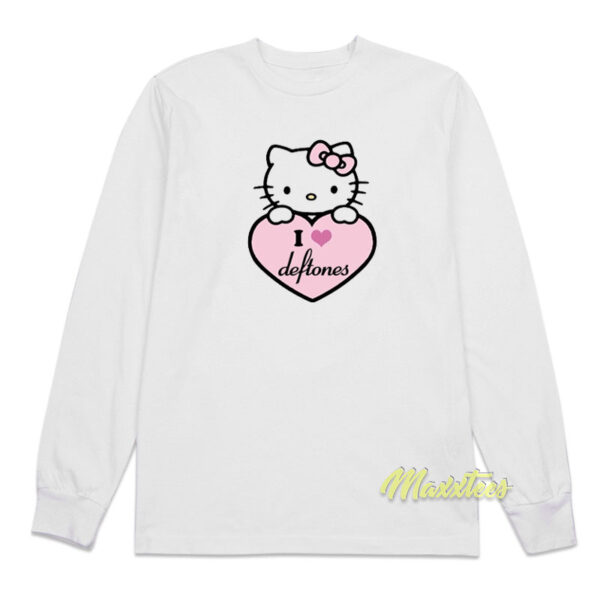 I Love Deftones Hello Kitty Long Sleeve Shirt