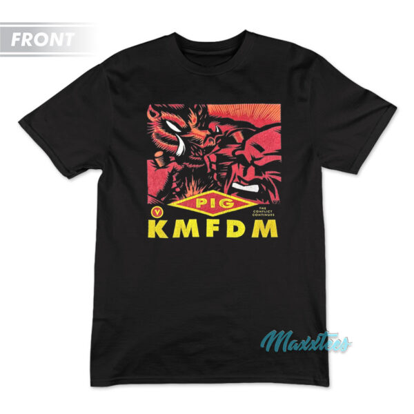 Pig KMFDM Eat Or Be Eaten T-Shirt
