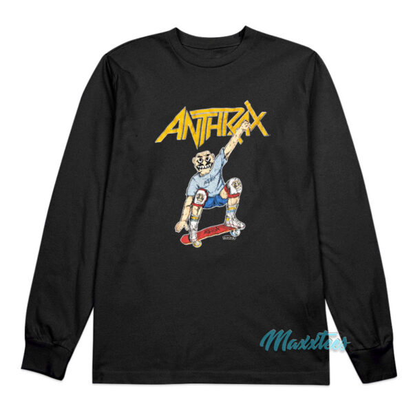 Kendall Jenner Anthrax Not Man Skating Long Sleeve Shirt