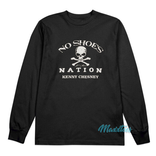 No Shoes Nation Kenny Chesney Long Sleeve Shirt