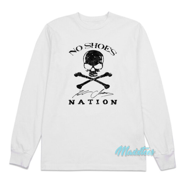 Kenny Chesney No Shoes Nation Skull Long Sleeve Shirt