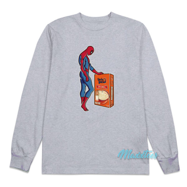 Marvel Spider-Man Uncle Ben's Rip Long Sleeve Shirt