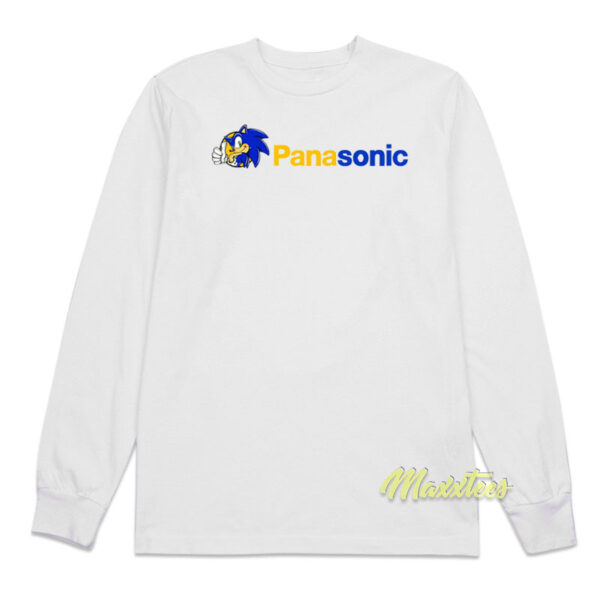 Panasonic The Blue Hedgehog Long Sleeve Shirt
