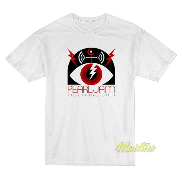Pearl Jam Lightning Bolt Cover T-Shirt