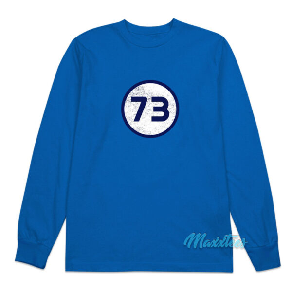 Sheldon Cooper Number 73 Long Sleeve Shirt