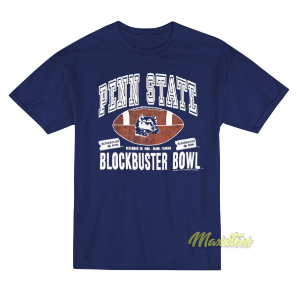 Vintage Penn State University 1990 Blockbuster Bowl T-Shirt