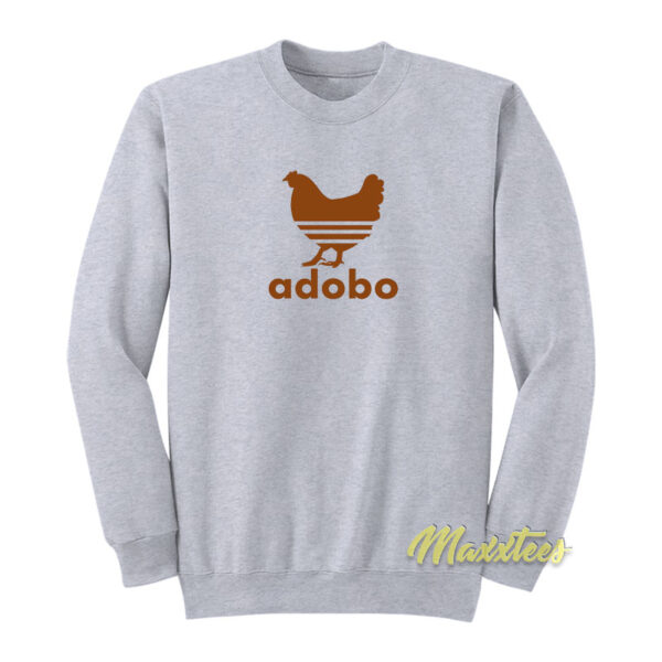 Adobo Chicken Adidas Parody Sweatshirt