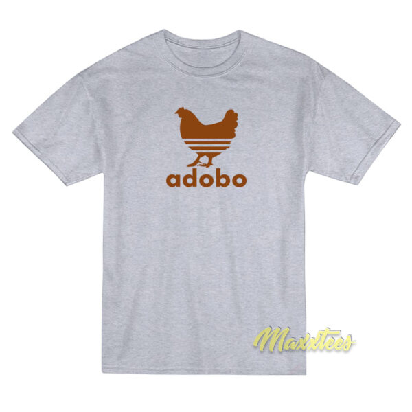 Adobo Chicken Adidas Parody T-Shirt