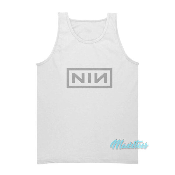 Captain Marvel Nine Inch Nails NIN Logo Tank Top