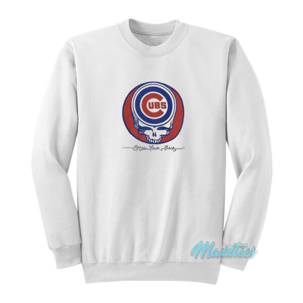 Chicago Cubs Grateful Dead Steal Your Base Sweatshirt