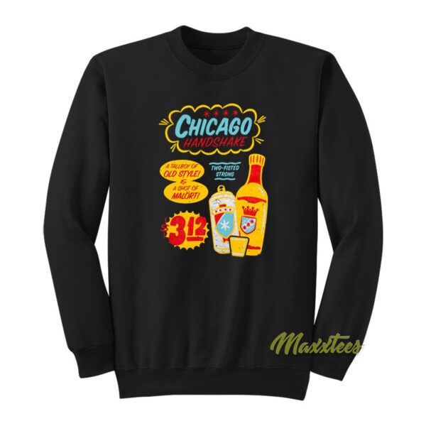 Chicago Handshake Two Fisted Strong Sweatshirt