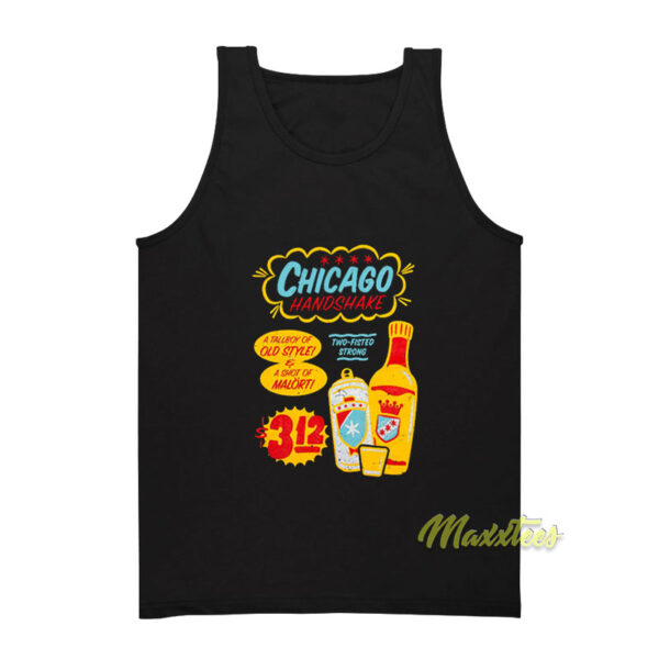 Chicago Handshake Two Fisted Strong Tank Top