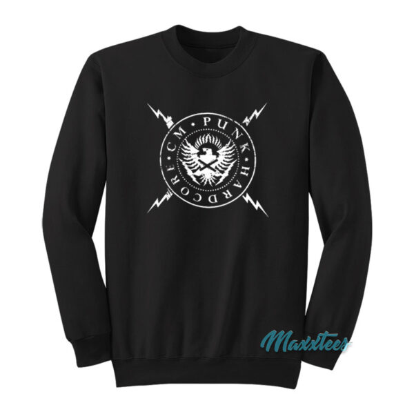 Cm Punk Seal Of Hardcore Ramones Sweatshirt