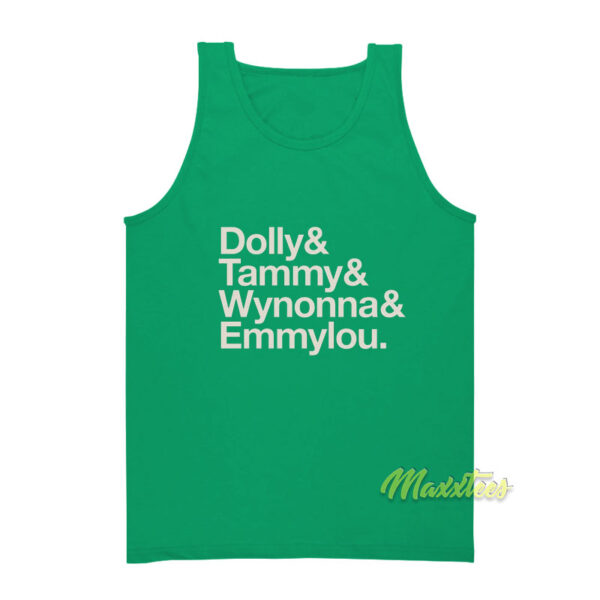 Dolly and Tammy and Wynonna and Emmylou Tank Top