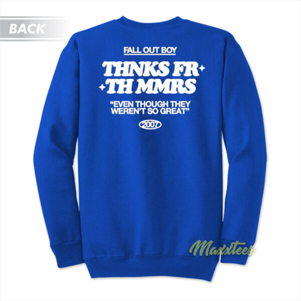 Fall Out Boys Mmr Franklin Band Sweatshirt