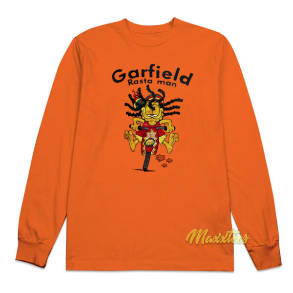 Garfield Rasta Man Lon Sleeve Shirt