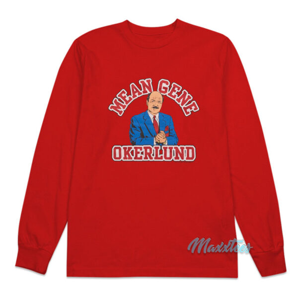 Kevin Owens Mean Gene Okerlund Long Sleeve Shirt