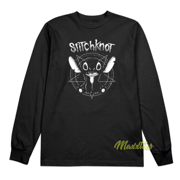 Lilo Stitch Slipknot Stitchknot Long Sleeve Shirt