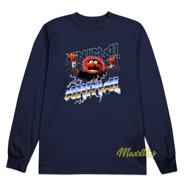 Muppets Animal Metal Long Sleeve Shirt