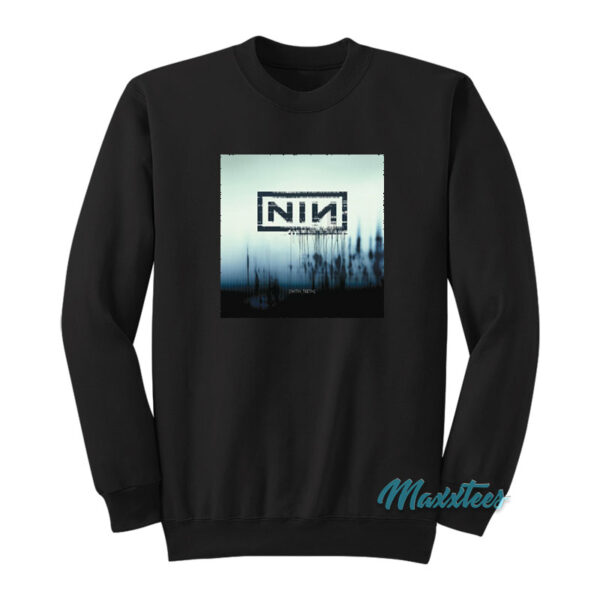 Nine Inch Nails With Teeth Album Cover Sweatshirt