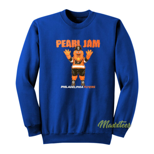 Pearl Jam Philadelphia Flyers Gritty Sweatshirt