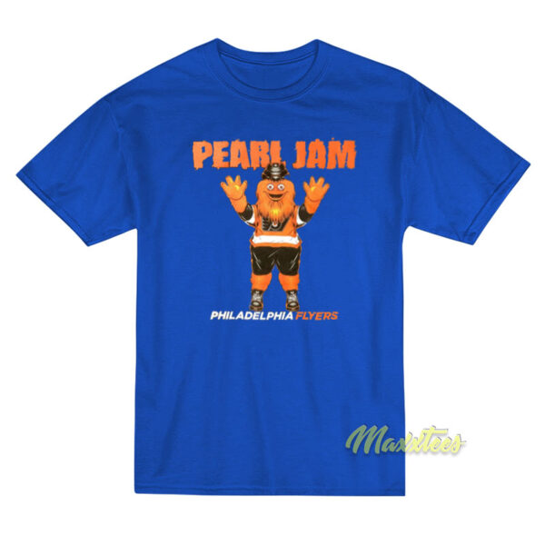 Pearl Jam Philadelphia Flyers Gritty T-Shirt