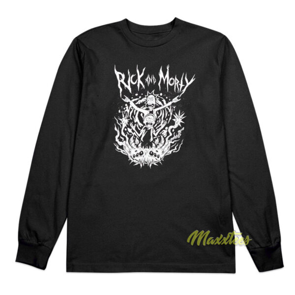Rick And Morty Metal Maelstrom Long Sleeve Shirt
