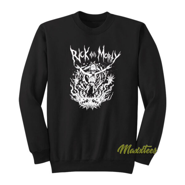 Rick And Morty Metal Maelstrom Sweatshirt