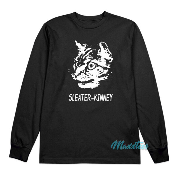 Sleater-Kinney Cat Long Sleeve Shirt