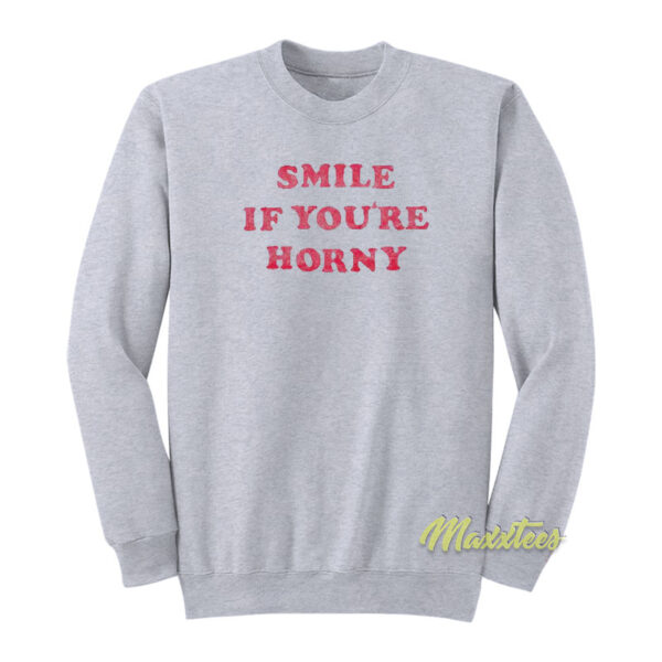 Cheech and Chong Smile If You're Horny Sweatshirt