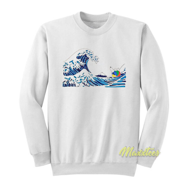 Snoopy Wave Beachball Sweatshirt