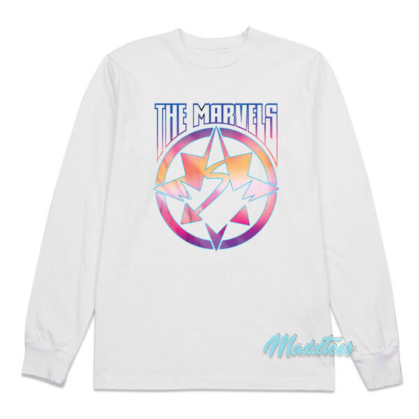 The Marvels Heroes Crest Long Sleeve Shirt