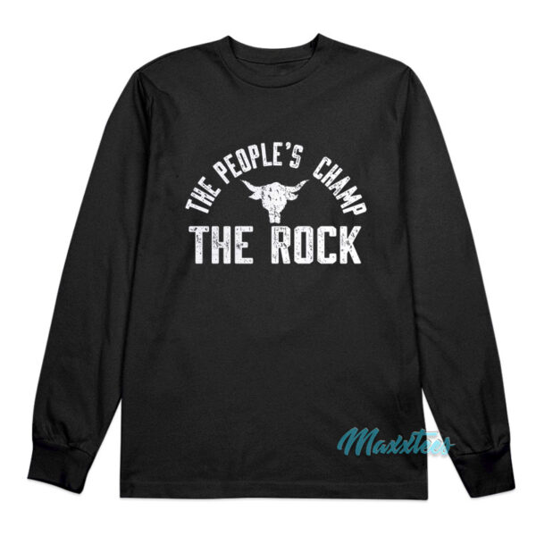 The People's Champ The Rock Long Sleeve Shirt