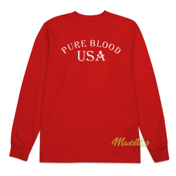 USA Pure Blood Long Sleeve Shirt