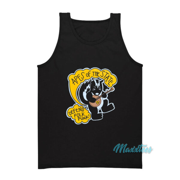 Apes Of The State Defend Folk Punk Tank Top