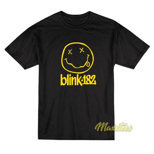 Blink 182 Nirvana Logo T-Shirt