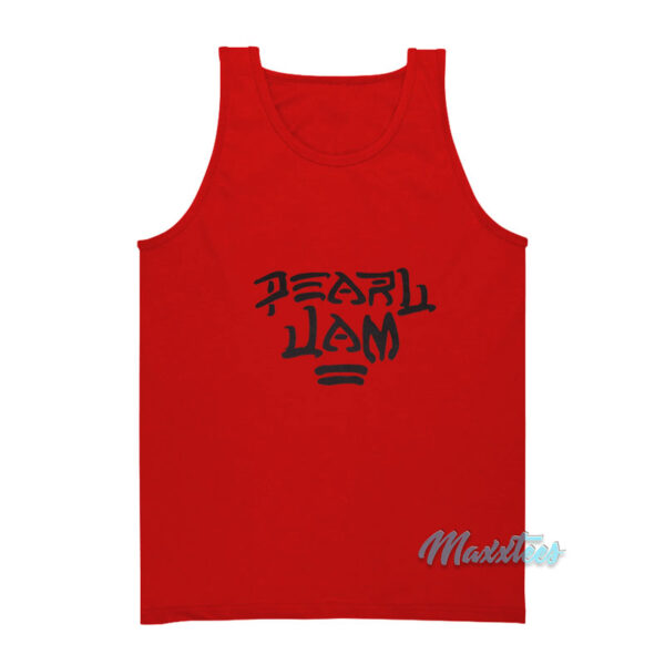 Brushstroke Logo Pearl Jam Tank Top
