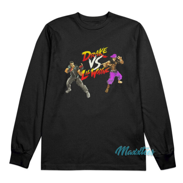 Drake vs Lil Wayne Long Sleeve Shirt