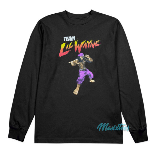 Drake vs Lil Wayne Team Lil Wayne Long Sleeve Shirt