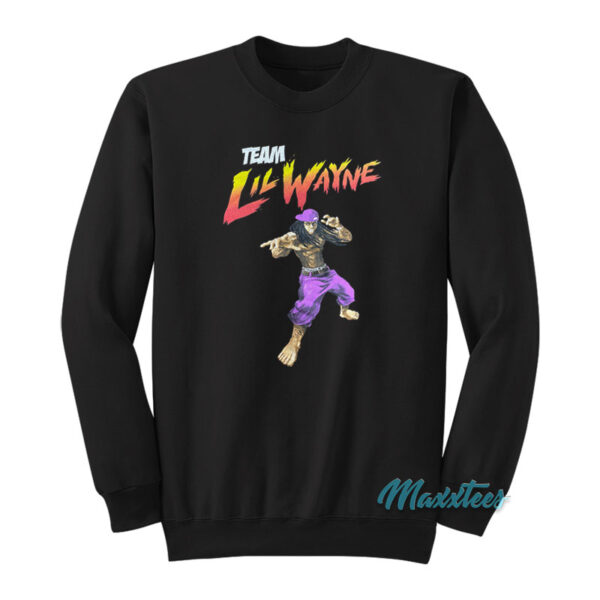 Drake vs Lil Wayne Team Lil Wayne Sweatshirt