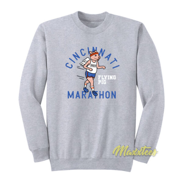 Flying Pig Marathon Running Cincinnati Sweatshirt
