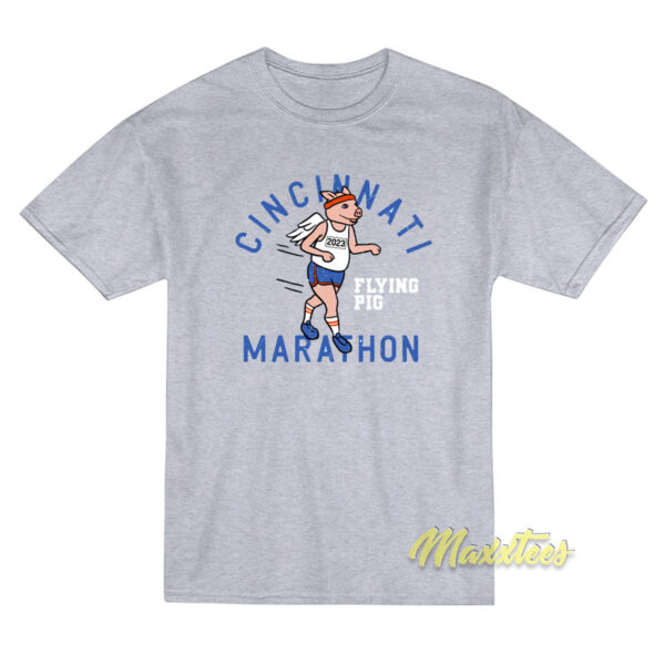 Flying Pig Marathon Running Cincinnati T-Shirt