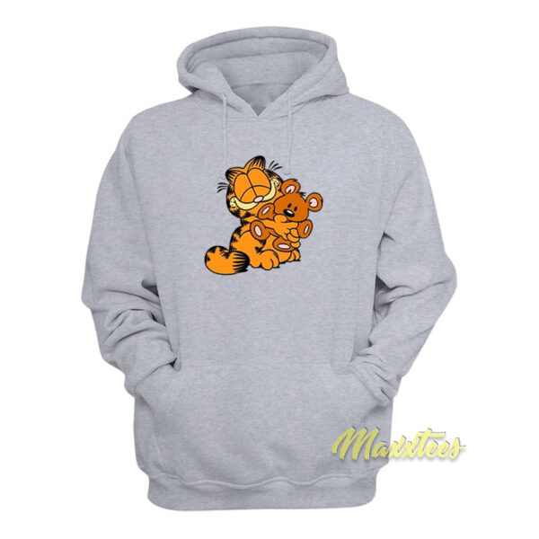 Garfield Hug Teddy Bear Hoodie