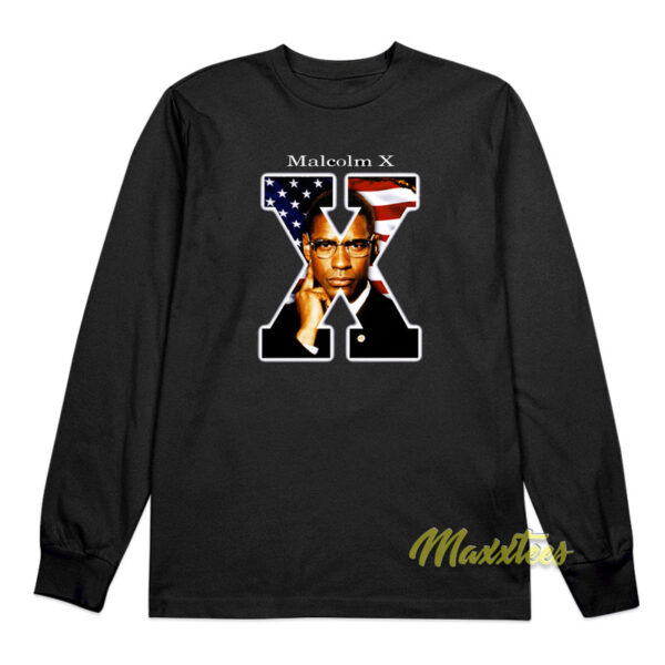 Malcolm X 1992 Long Sleeve Shirt